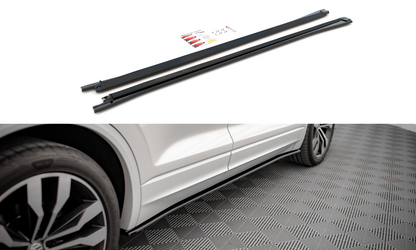 Seitenschweller Ansatz für Volkswagen Touareg R-line Mk3 Carbon Look