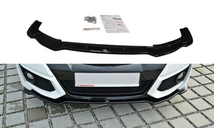 Front Ansatz für Honda Civic Mk9 Facelift schwarz matt