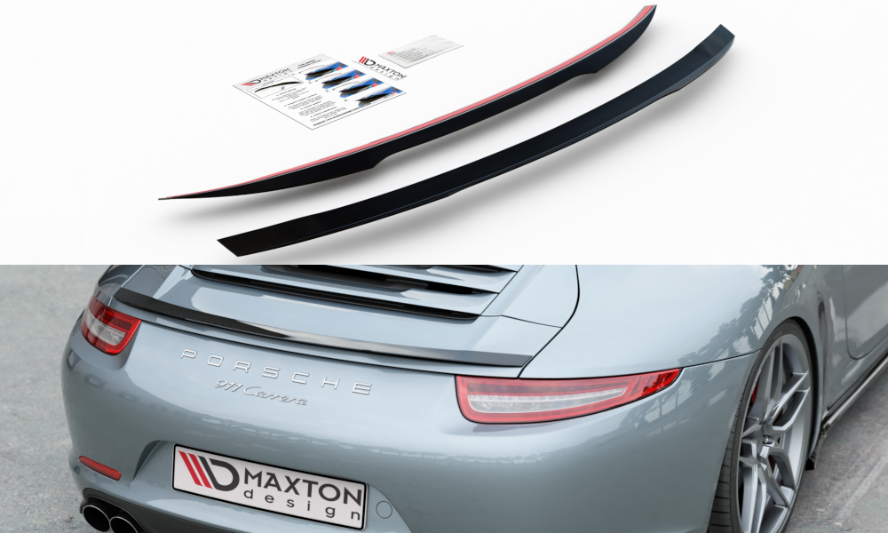 Spoiler CAP für Porsche 911 Carrera 991 schwarz matt