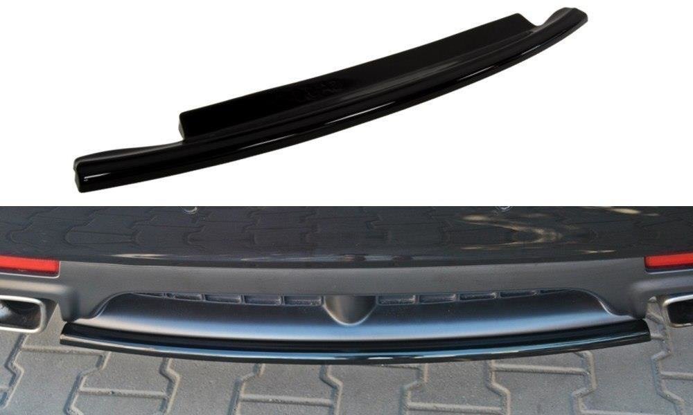 Mittlerer Diffusor Heck Ansatz für SAAB 9-3 TURBO X Carbon Look