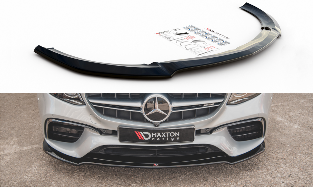 Front Ansatz V.1 für Mercedes-Benz E63 AMG Kombi/Limousine S213/W213 schwarz matt