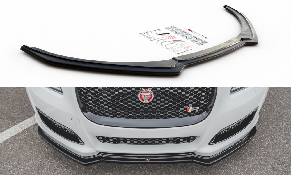 Front Ansatz für Jaguar XJ X351 Facelift Carbon Look