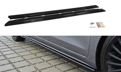 Seitenschweller Ansatz für Hyundai i30 mk.2 schwarz matt