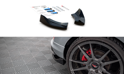 Heck Ansatz Flaps Diffusor V.1 für Ford Fiesta ST Mk8 Carbon Look