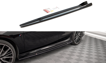 Seitenschweller Ansatz für V.2 für BMW 2 Gran Coupe M-Paket / M235i F44 Carbon Look