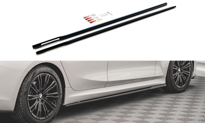 Seitenschweller Ansatz für V.2 für BMW 3er G20 / G21 M-Paket Carbon Look