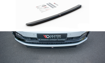Front Ansatz V.4 für VW Polo GTI Mk6 schwarz matt