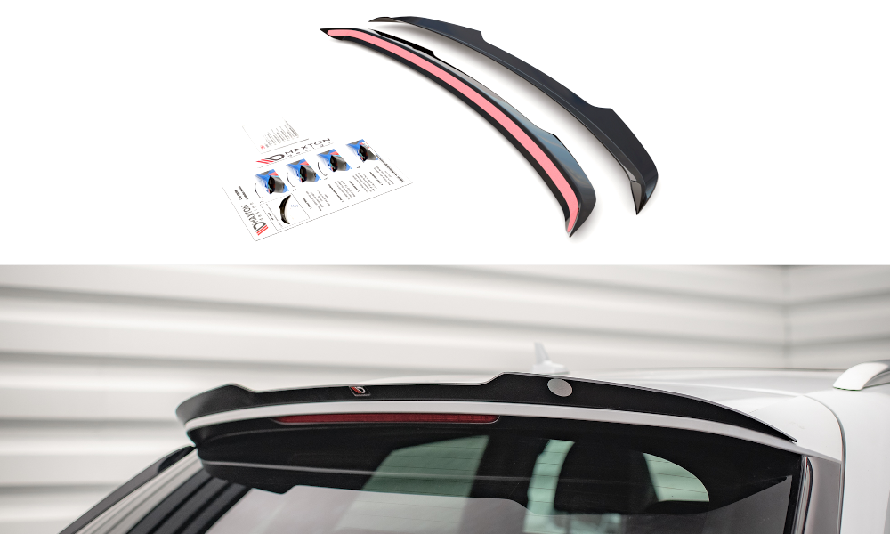 Spoiler CAP für Audi Q3 8U Facelift schwarz Hochglanz