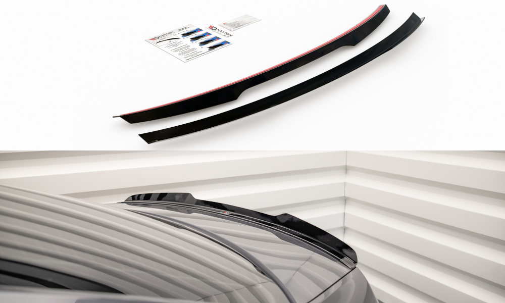 Spoiler CAP für Skoda Octavia Mk3 Facelift Carbon Look
