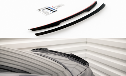 Spoiler CAP für Skoda Octavia Mk3 Facelift schwarz Hochglanz