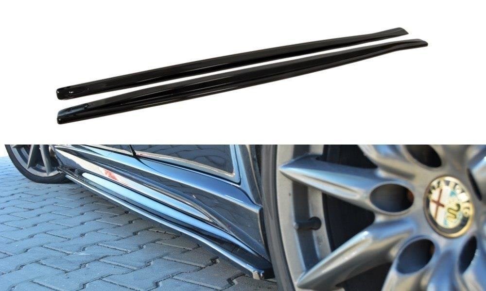Seitenschweller Ansatz für ALFA ROMEO 159 TI schwarz matt