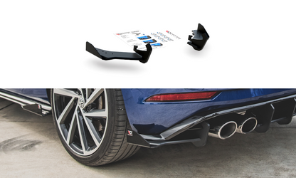 Robuste Racing Heck Ansatz Flaps Diffusor +Flaps für VW Golf 7 R Facelift