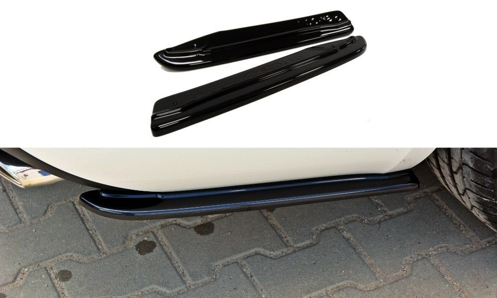 Heck Ansatz Flaps Diffusor für SKODA OCTAVIA III RS FACELIFT Carbon Look