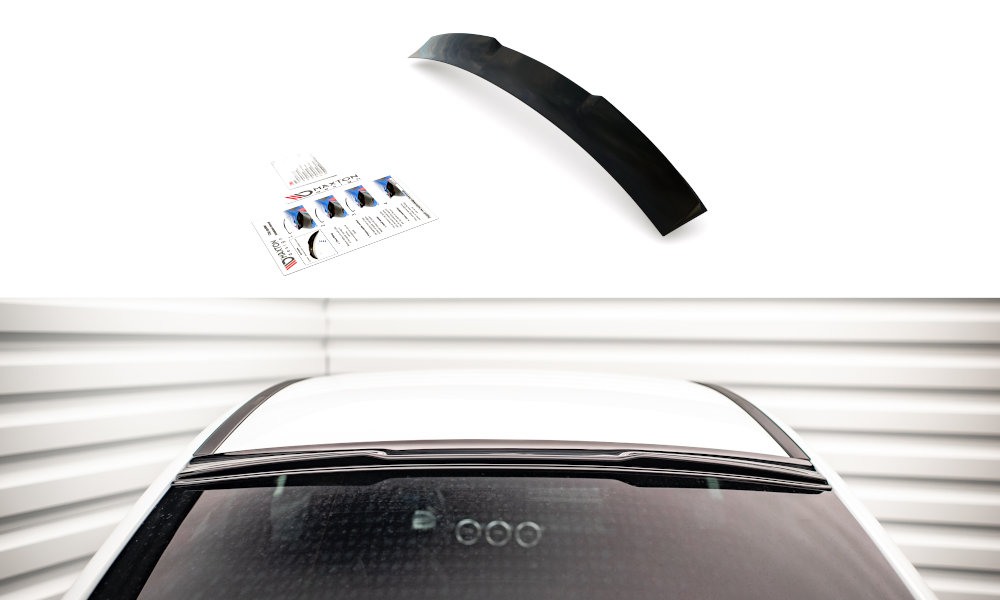 Heckscheiben Spoiler für Mercedes A35 Limousine V177 schwarz matt