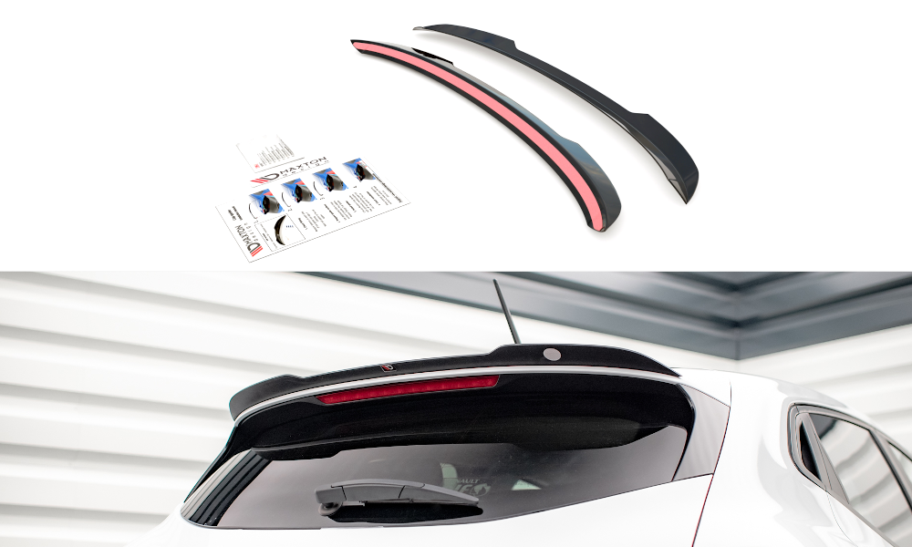 Spoiler CAP für Renault Clio Mk5 Carbon Look