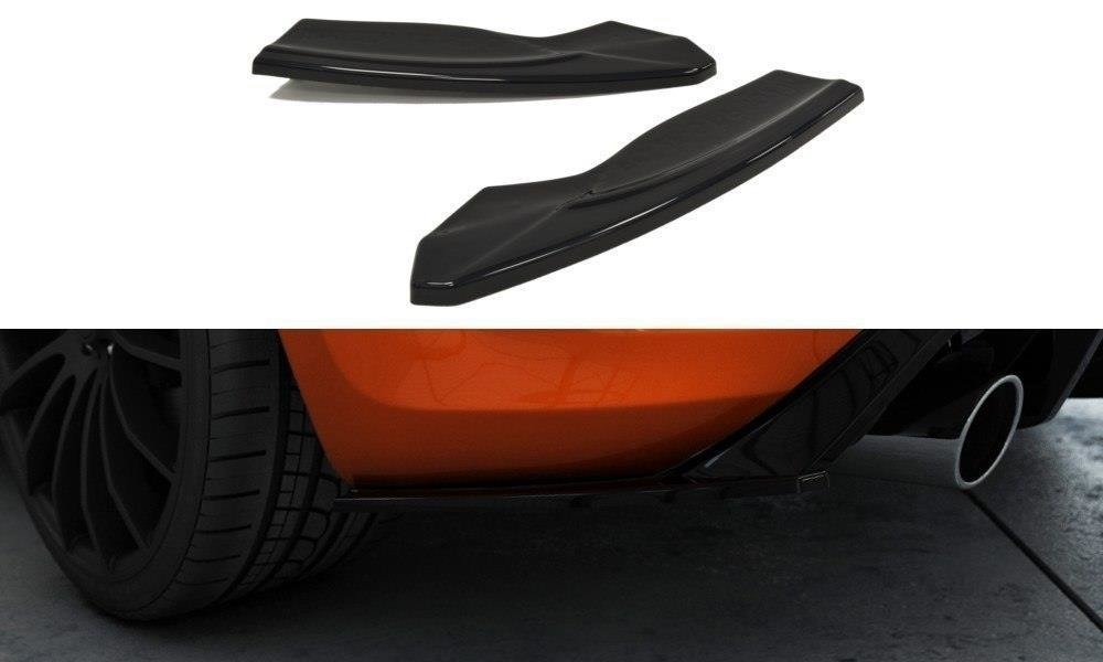 Heck Ansatz Flaps Diffusor für v.2 FORD FOCUS II ST Facelift Carbon Look