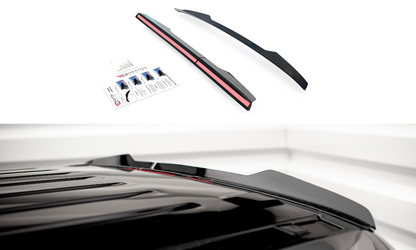 Spoiler CAP für Peugeot Partner Mk3 schwarz matt