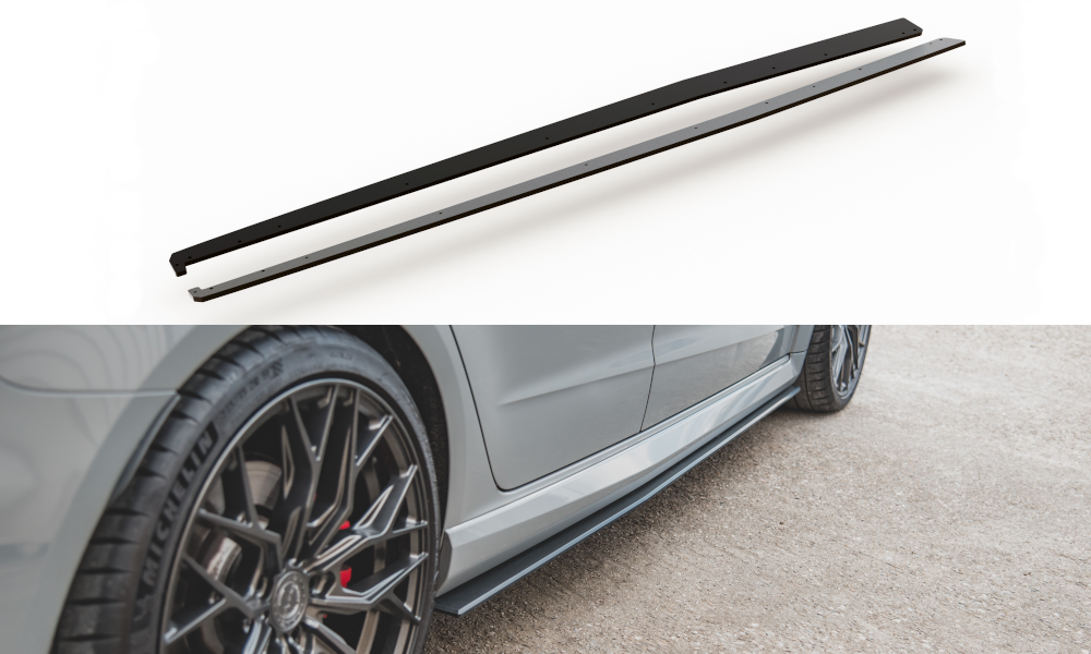 Robuste Racing Seitenschweller Ansatz für für Audi RS3 8V Sportback