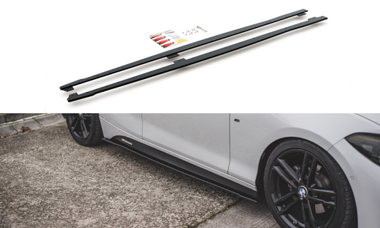 Robuste Racing Seitenschweller Ansatz für für V.2 BMW 1er F20 M135i / M140i / M-Paket