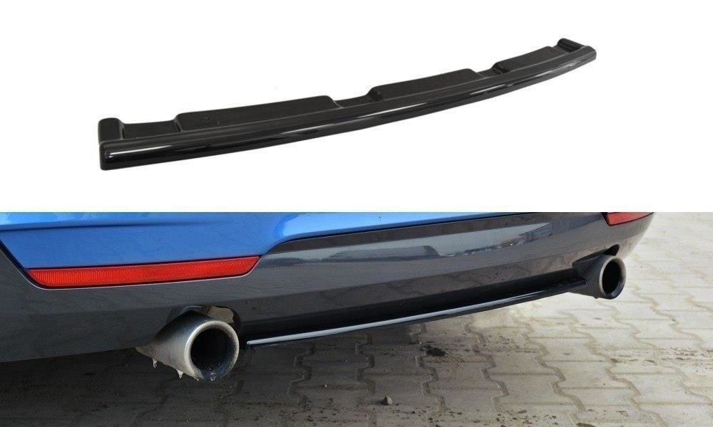 Mittlerer Diffusor Heck Ansatz für BMW 4er F32 M Paket  Carbon Look