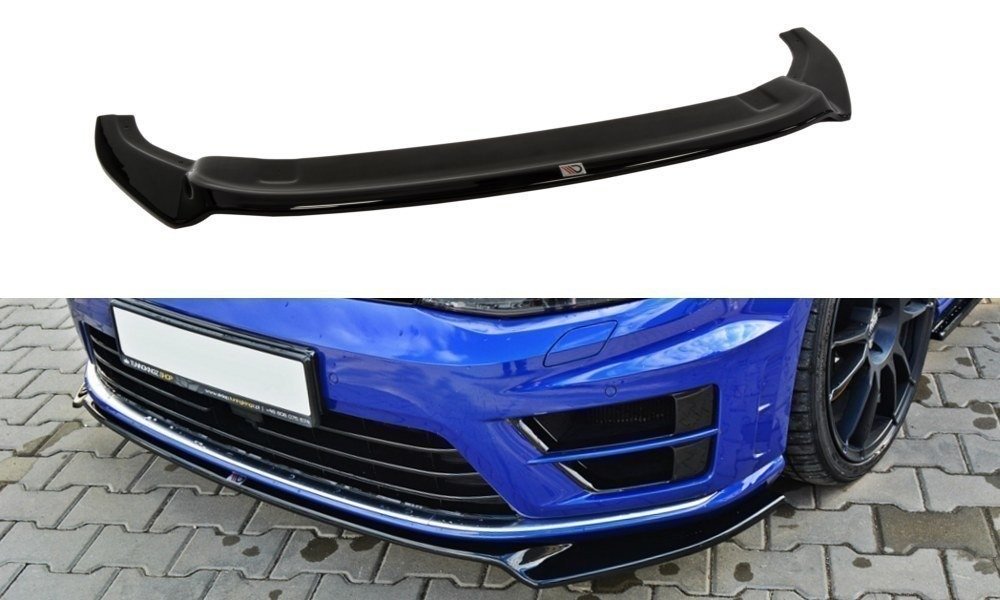 Front Ansatz V.2 für VW Golf 7 R / R-Line schwarz Hochglanz