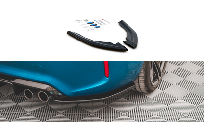 Heck Ansatz Flaps Diffusor V.3 für BMW M2 F87 schwarz matt