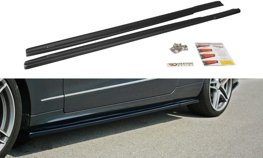 Seitenschweller Ansatz für Mercedes E W212 Carbon Look