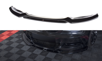 Front Ansatz V.1 für BMW 1er E82 FACELIFT M Paket  schwarz matt
