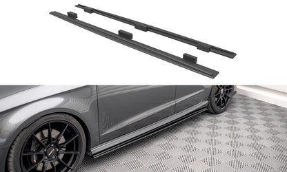 Street Pro Seitenschweller Ansatz für Audi S3 Sportback 8V Facelift