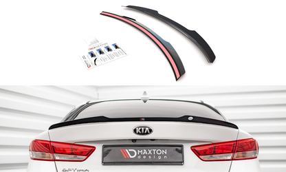 Spoiler CAP für Kia Optima Mk4 schwarz matt