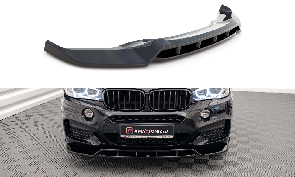 Front Ansatz V.2 für BMW X6 M-Paket F16 Carbon Look
