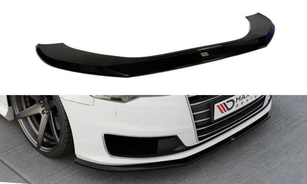 Front Ansatz für Audi A6 Ultra C7 FL schwarz matt