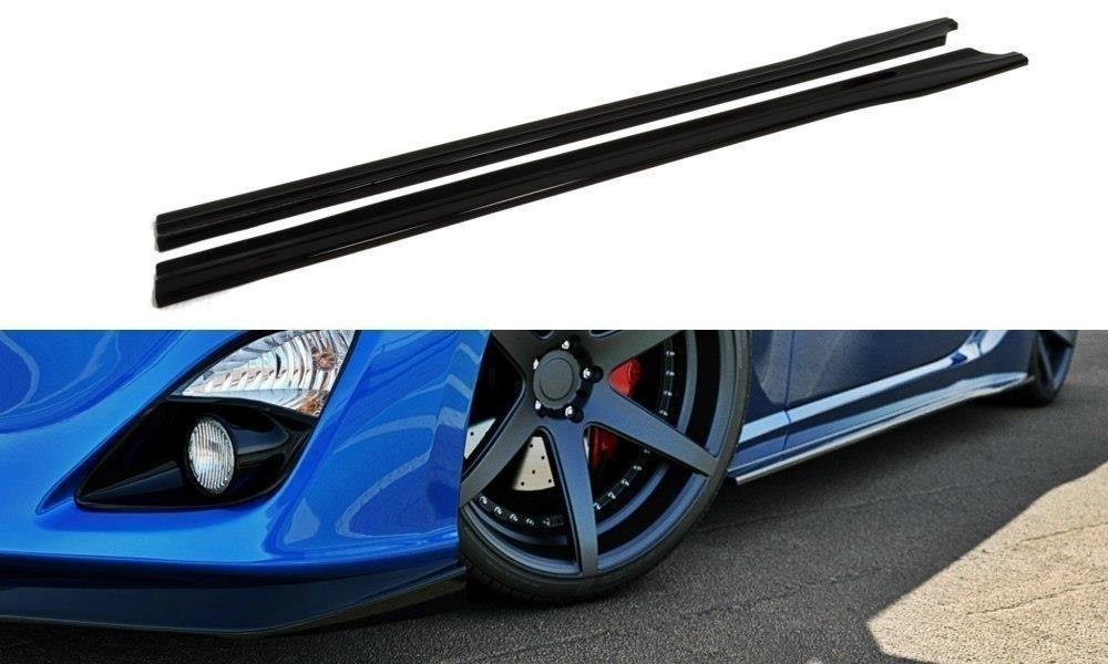 Seitenschweller Ansatz für TOYOTA GT86 schwarz Hochglanz