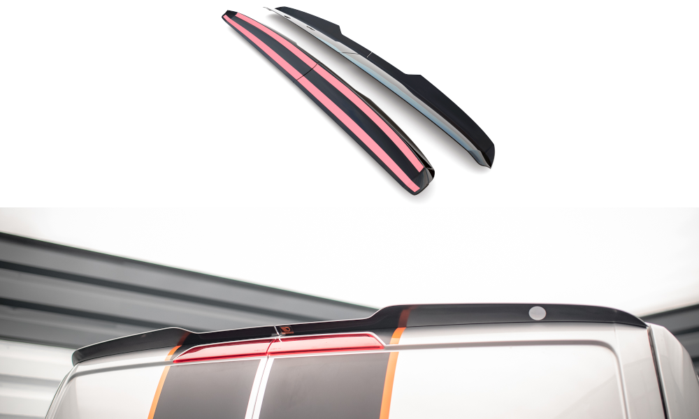 Spoiler CAP für Ford Transit Custom ST-Line Mk1 Facelift schwarz matt