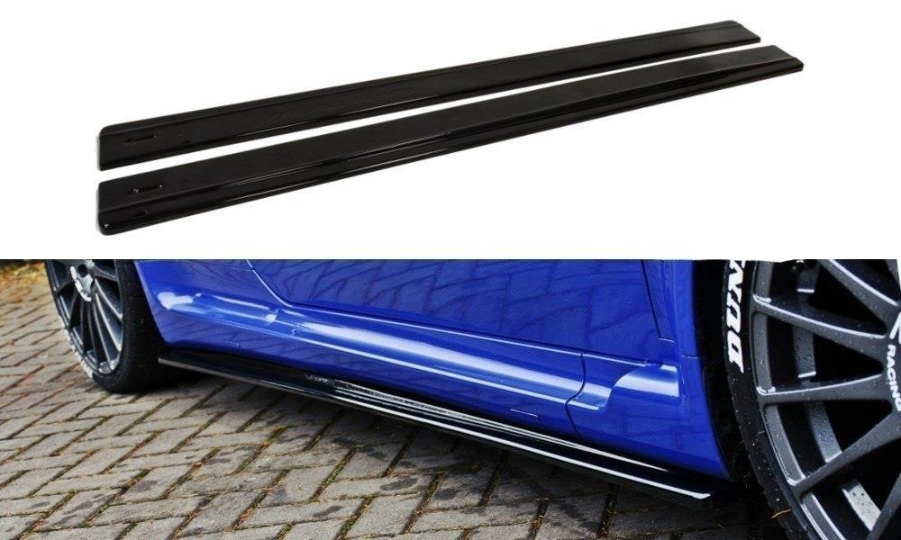 Seitenschweller Ansatz für ALFA ROMEO 147 GTA schwarz matt