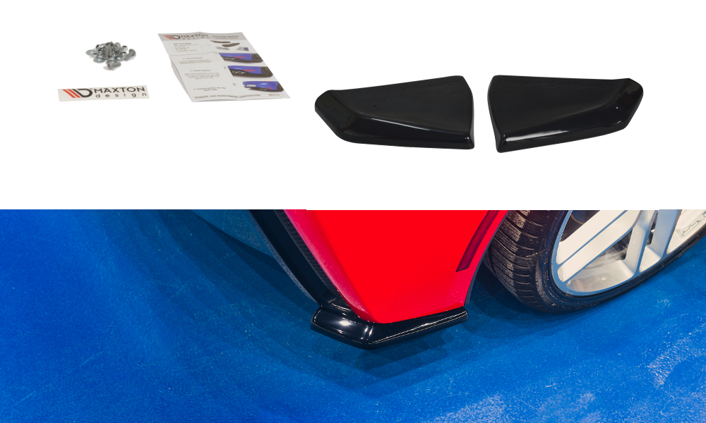 Heck Ansatz Flaps Diffusor V.1 für CHEVROLET CORVETTE C7  Carbon Look