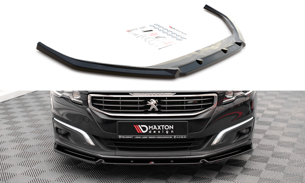 Front Ansatz V.1 für Peugeot 508 GT Mk1 Facelift Carbon Look