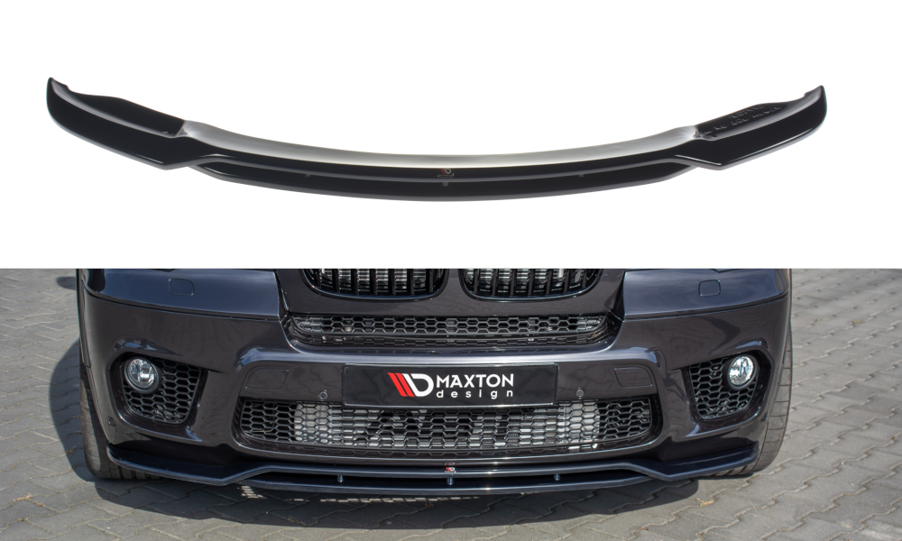 Front Ansatz für  BMW X5 E70 Facelift M Paket schwarz matt