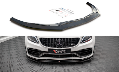 Front Ansatz V.3 für Mercedes-AMG C63 Coupe C205 Facelift schwarz Hochglanz