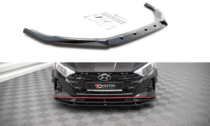 Front Ansatz V.2 für Hyundai I20 N Mk3 schwarz matt