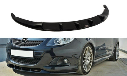 Front Ansatz für OPEL CORSA D NÜRBURG (FÜR OPC / VXR STOßSTANGE) Carbon Look