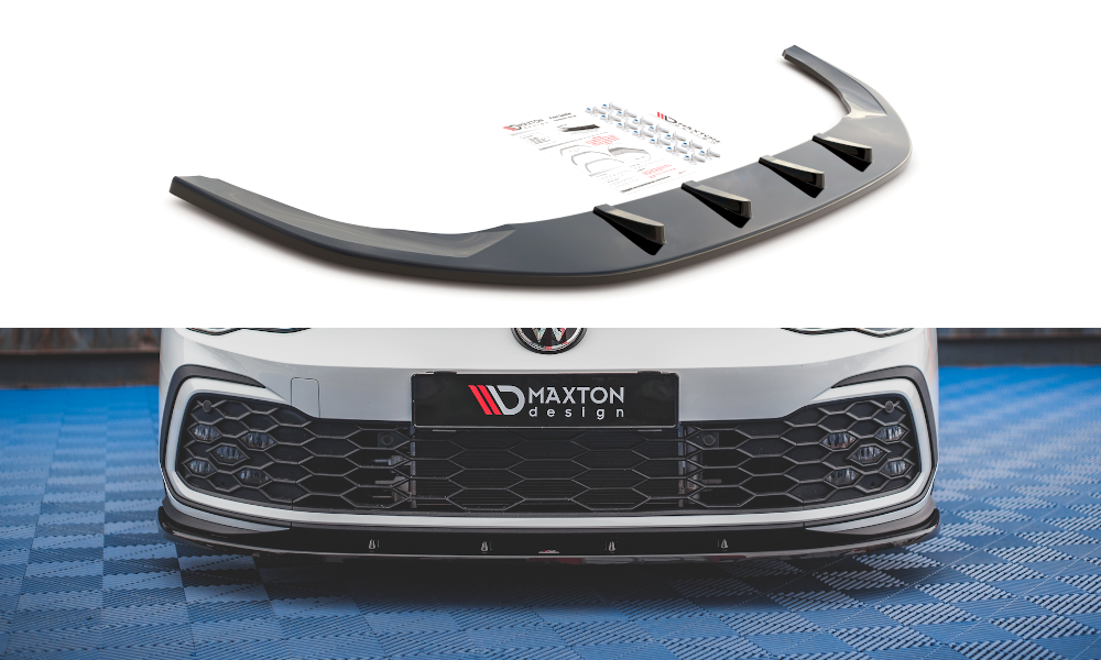 Front Ansatz für Volkswagen Golf 8 GTI Carbon Look