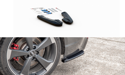 Heck Ansatz Flaps Diffusor V.2 für Audi RS3 8V Sportback Carbon Look