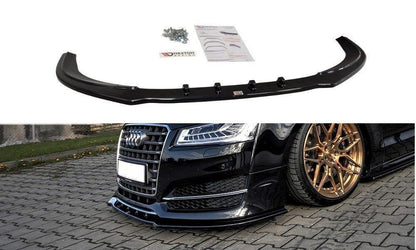 Front Ansatz V.1 für Audi S8 D4 FL schwarz matt