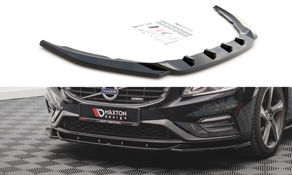 Front Ansatz V.2 für Volvo S60 R-Design Mk2 schwarz matt