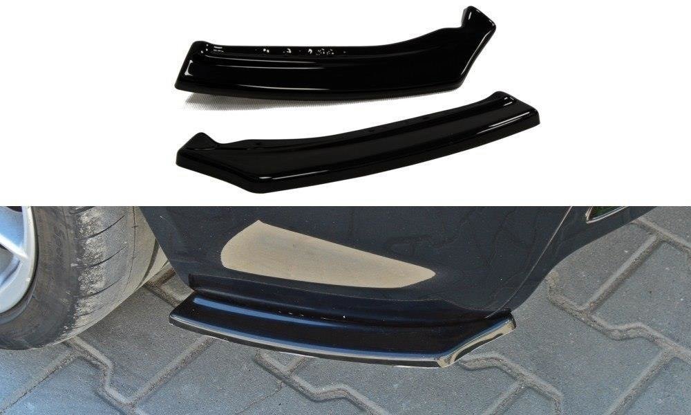 Heck Ansatz Flaps Diffusor für OPEL ASTRA H (FOR OPC / VXR) schwarz Hochglanz
