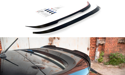 Spoiler CAP für Mitsubishi Lancer Sportback Mk8 schwarz matt