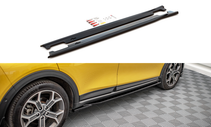 Seitenschweller Ansatz für Kia XCeed Mk1 schwarz matt