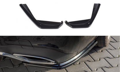 Heck Ansatz Flaps Diffusor für Mercedes-Benz E43 AMG / AMG-Line W213 schwarz matt