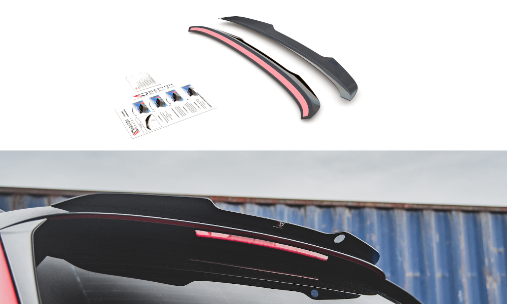 Spoiler CAP für Skoda Kamiq schwarz Hochglanz